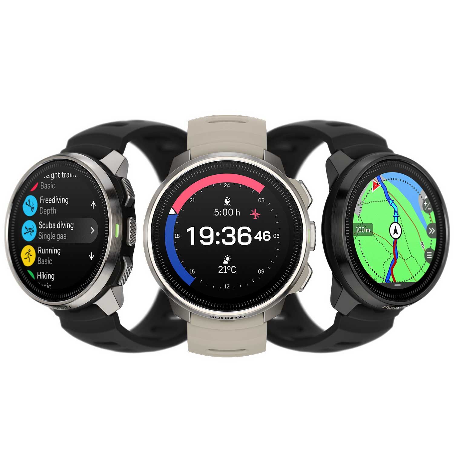Suunto Ocean Dykkercomputer (smartwatch) - Flere farver