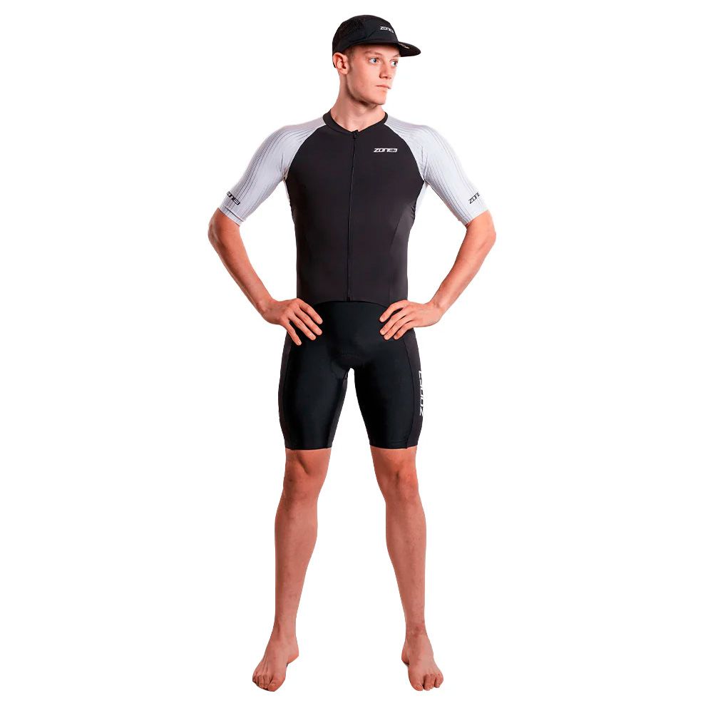 ZONE3 Lava Long Distance Short Sleeve Trisuit - Herre